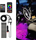 Smart Car LED Strip Lights, Led Lights for Car, 12V LED Lights Running Board Lights, Universal Multicolor LED Car Lights Kits Car Interior Accessories Fit for Truck Car SUV (Cigarette Lighter)