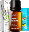 100% Pure Lemon Verbena Essential Oil - 0.34 Fl Oz - Lemon Verbena Oil for Hair, Skin, Diffuser, Aromatherapy & DIY Candle Making Scent