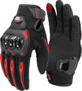 KEMIMOTO Motorcycle Gloves for Men/Women, Touchscreen Dirt Bike Gloves with Shell, Anti-Slip for Motorbike, Riding, Racing, Cycling, Dirt Bike, ATV, UTV, Motocross, BMX, Hiking