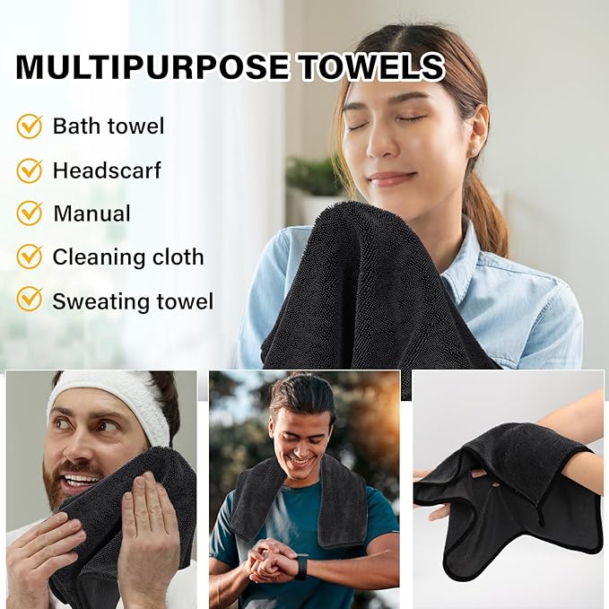 Shiny Cleaning Wipes, 3Pack Shiny Cloths Drying Towels,Shower Doors Drying Towels,16 * 16" Streak Free Glass Window Car Mirror Super Absorben Microfiber Cleaning Cloths (3pcs Grey 16 * 16″)
