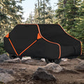 153 Inch UTV Cover for Polaris Ranger Crew RZR General 4, Can-Am Defender Maverick Commander Max, Yamaha Wolverine Viking, Kawasaki Mule Pro, Black 600D Cover Protection for 4-6 Seater UTV