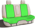 FH Group Car Seat Cushion Neosupreme Automotive Seat Cushions - Universal Fit, Rear Car Seat Cushion, Car Seat Cushions with Non-Slip Silicone Backing for SUV, Sedan, Van Rear Set Green