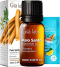 100% Pure Palo Santo Essential Oil - 0.34 Fl Oz - Palo Santo Oil for Hair, Skin, Diffuser, Aromatherapy & DIY Candle Making Scent