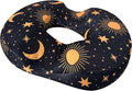 Donut Center Hole Hemorrhoid Pillow Memory Foam Hemorrhoids Seat Cushion for Tailbone or Coccyx Pain Relief Home Office Desk Chair Car Seat Cushions for Women Postpartum Pregnancy (Golden)