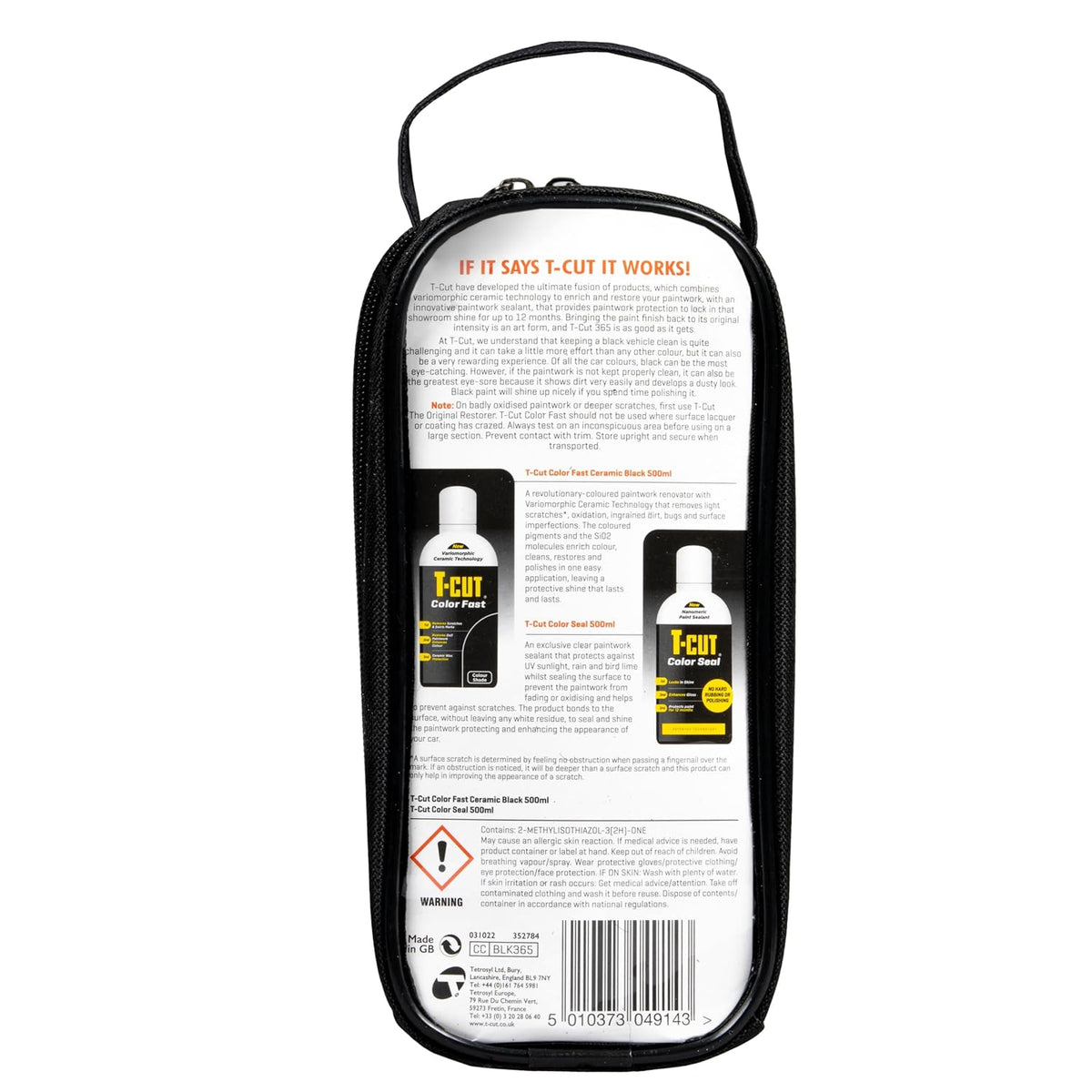 T-Cut Paintwork Perfection Kit - Ultimate Black