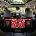 Car Trunk Organizer Red Christmas Car Back Seat Hanging Storage Bag Multipurpose Auto Interior Accessories for Hatchback Crossover Minivan Truck MPV