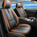 Fit Venue Car Seat Covers for Hyundai Venue 2020-2025 2026-Upgraded Premium Waterproof & Breathable Leather,Airbag Compatible,All-Weather Seat Cushion Protector,2 Front/Black-Brown