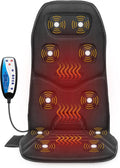COMFIER Vibration Back Massager Seat Cushion with Heat,10 Motors Massage Chair Pad,Chair Massager for Pain Relief at Office/Home,Mothers Day Gifts for Mom Dad