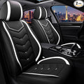 CTDS Car Seat Covers for Mazda CX-5 CX-3 CX-7 CX-9 CX-50 CX-30 CX-70 CX-90 2007-2026, Stylish Sport Seat Cover, Premium Nappa Leather Car Seat Cover.(Standard 2 Seats/Black White)