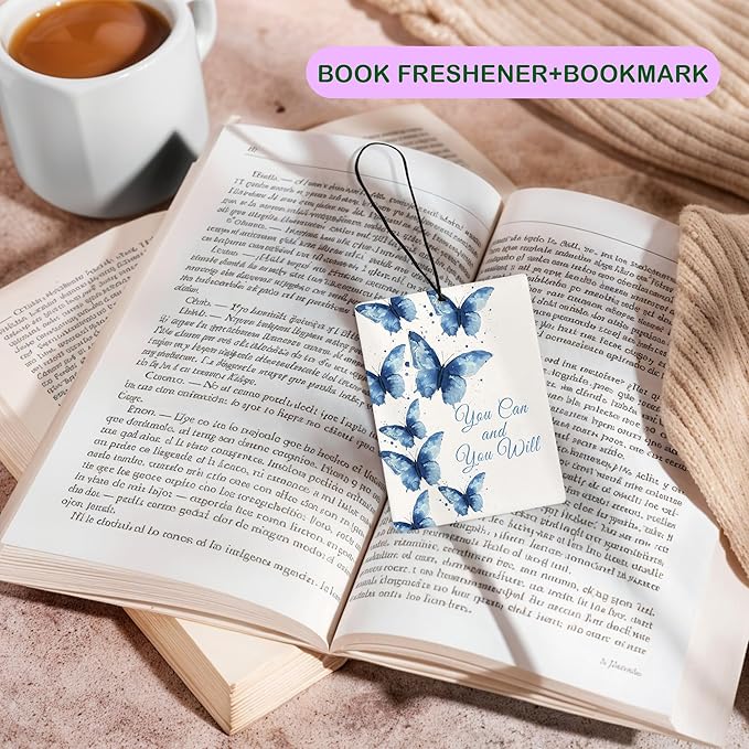 Christian Car Air Freshener, Floral Butterfly Bible Verses Air Freshener Hanging 3 Pcs for Cars Closet Drawer or Books, Religious Christian God Car Accessories Mirror Decor for Women