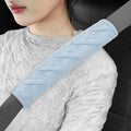 JUSTTOP 2-Pack Universal Car Shoulder Strap Pads Cover for A More Comfortable Driving, Shoulder Strap Covers Harness Pad for Car Interior Accessories(Pale Blue)