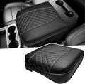 1.2in Thickness Center Console Cover for Chevy Silverado/GMC Sierra 1500 Accessories 2019-2025 2026, Tahoe & Suburban & Yukon 2021-2026 Armrest Cover Leather Cushion Protector Pad Bucket Seat (Gray)