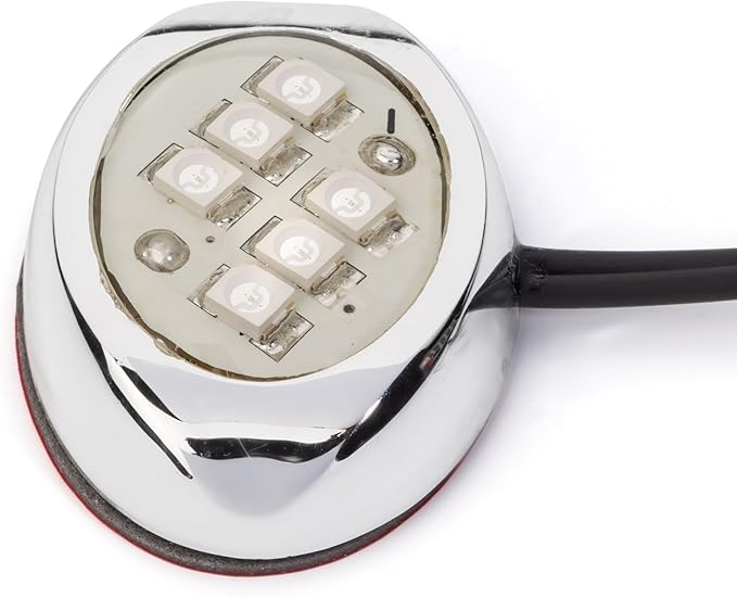 Oznium LED Modules (Round Chrome, Blue LED)