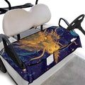 Biyejit Golf Cart Seat Covers with 4 Pockets Golf Cart Seat Towel Blanket Fits 2-Seat Golf Carts, Golf Cart Accessories