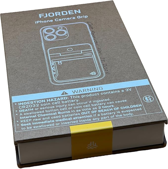 FJORDEN Pro Bundle for iPhone 15 Pro Max - Includes Fjorden Camera Grip, MagSafe iPhone Case, Wrist Strap & Carry Case - Shoot Like A Pro with Your iPhone