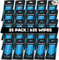Fortress Car Interior Wipes (25 ct, Pack of 25) for Car Interior Cleaning, Dashboard, Seats, Detailing, and Steering Wheel [Travel Size] Skin-Safe Car Interior Cleaner Supplies