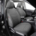 coverdream 2026 Rav4 Seat Covers Custom Fit for 2026 Toyota Rav4 Hybrid (Woodland/Limited) SUV,Full Set Polyester Car Seat Protector Grey