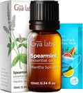 100% Pure Spearmint Essential Oil - 0.34 Fl Oz - Spearmint Oil for Hair, Skin, Diffuser, Aromatherapy & DIY Candle Making Scent