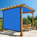 Amagenix 90% Pergola Shade Cover 7' X 14' Sun Shade Cloth with Grommets for Outdoor Garden Patio Porch, Commercial Grade 200 GSM - Cable Zip Ties Included (We Customized) GN108, Blue