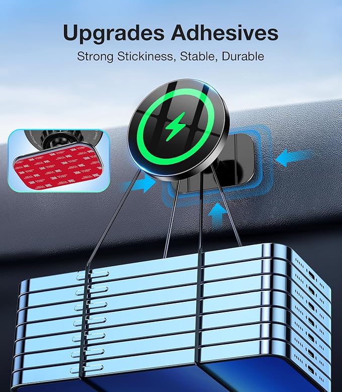 for MagSafe Car Mount Charger【20* N55 Magnet】 carmount 2.0 Magnietic Phone Holders for Your Car Air Vent Phone Mount for Car Vent Dashboard Wireless Car Charger for iPhone 17-12 Pro Max Magsafe Case
