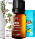 100% Pure Black Pepper Essential Oil - 0.34 Fl Oz - Black Pepper Oil for Hair, Skin, Diffuser, Aromatherapy & DIY Candle Making Scent