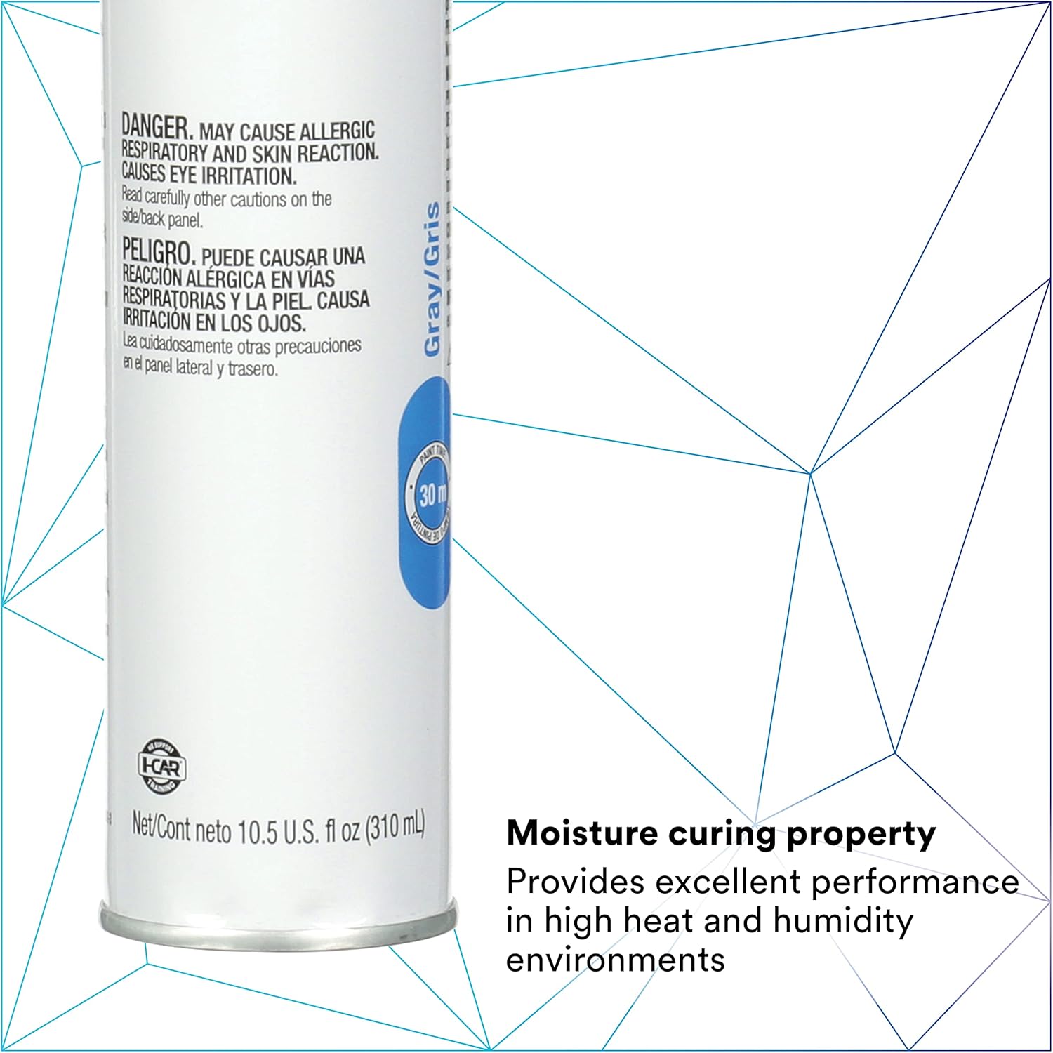 3M Urethane Seam Sealer, 08362, Gray Color, High Solids, Permanently Flexible, 310 mL/10.5 fl oz Cartridge