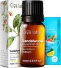 100% Pure Sandalwood Essential Oil - 0.34 Fl Oz - Sandalwood Oil for Hair, Skin, Diffuser, Aromatherapy & DIY Candle Making Scent