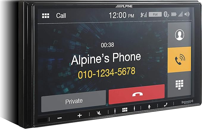Alpine iLX-W650 7" Double DIN Touchscreen Digital Multimedia Receiver with Bluetooth, Apple CarPlay and Android Auto