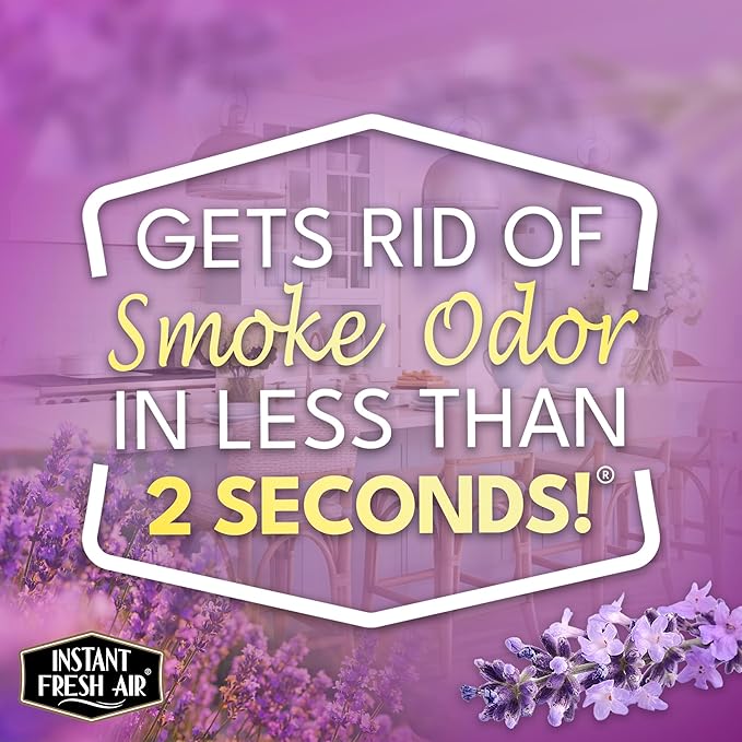 Smoke Vanish - Smoke Odor Eliminator Spray - Removes Odor Instantly with Noxban™ - Eco-Friendly - For Home, Car, & Travel - Lavender Scent - 4 oz.