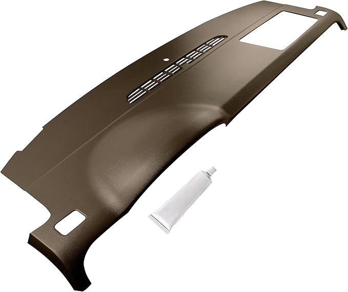 DashSkin Dash Cover Compatible with 2007-2014 Chevy Tahoe Suburban Avalanche & GMC Yukon & Yukon XL Without Dash Speaker in Cashmere - Hard Molded Plastic Dashboard Cap