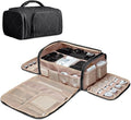 Cable Organizer Bag, Travel Cord & Charger Organizer Pouch for Tech Accessories & Electronics, Home Storage, Black