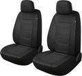 3D Air Mesh Car Seat Covers Front Sets Washable and Breathable Premium Cloth Automotive Vehicle Seat Covers for Cars Interior, Universal Fit for Most Cars, Sedan, Truck, SUV(Black)