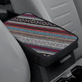 Bohemian Universal Armrest Cover Pad, Car Center Console Cushion, Boho Ethnic Style Auto Armrest Decorative Pad with Elastic Straps, Car Arm Rest Cover Protector for Vehicles (Armrest Cover-A)