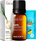100% Pure Garlic Essential Oil - 0.34 Fl Oz - Garlic Oil for Hair, Skin, Diffuser, Aromatherapy & DIY Candle Making Scent