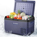 BODEGACOOLER 12 Volt Car Refrigerator, 42QT(40L) IPX4 Waterproof Electric Cooler, 31dB Ultra-Quiet Car Fridge APP Control with 12/24V DC 110-240V AC, -4℉~68℉, Portable for Truck RV Camping, Travel