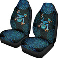 Car Seat Covers Front Seats Only Bucket Seat Protector Universal Fit Most Truck SUV Vans Aesthetic Car Accessories Automotive Interior Decor(2 Pack)（Frog 58）