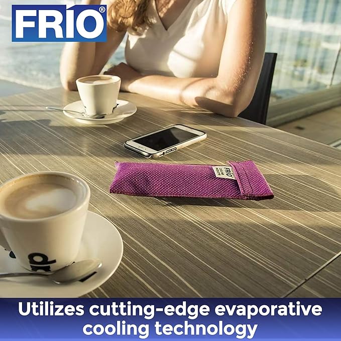 FRIO Cooling Wallet - Insulin Cooler for 45+ Hours of Stress Free On The Go - Burgundy - Individual
