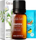 100% Pure Jasmine Essential Oil - 0.17 Fl Oz - Jasmine Oil for Hair, Skin, Diffuser, Aromatherapy & DIY Candle Making Scent