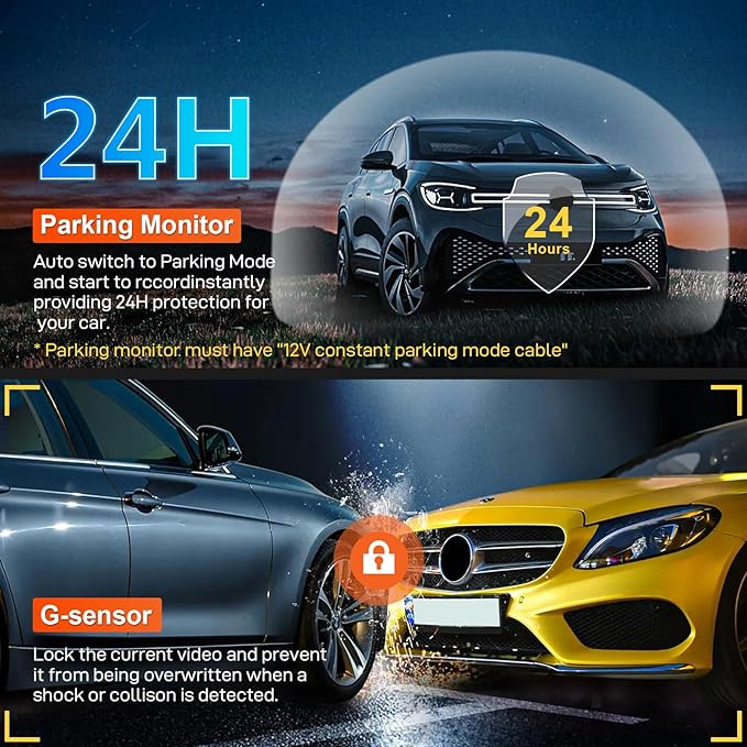Mangoal 4K Dash Cam fit for Ford 1st Gen Maverick 2025 2026(Model B), XL XLT Lariat, Integrated OEM Look, UHD 2160P Video, Built-in WiFi, G-Sensor, Loop Recording, Free App, GPS, 64GB Card