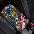 Dreaweet 250th Anniversary Car Center Console Cover Pad Scratch-Resistant & Universal Arm Rest Cover for SUV Sedan Patriotic Eagle Car Accessories Easy to Install