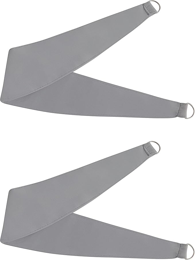 Bujasso Grey 90% Blackout Curtains with Sheer Overlay Mix and Match Double Layer Window Curtains Thermal Insulated 63 inch for Living Room Bedroom Gray Drapes with Tiebacks Grommet Top 54" Wx63 Lx2