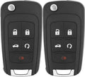 Key Fob Replacement for 2014-2019 Buick Encore/ 10-12 Allure/ 10-16 Lacrosse/ 11-17 Regal/ 12-17 Verano/ 10-19 Chevy Equinox Camaro/ 11-16 Cruze Malibu/ 14-19 Impala/ 12-17 Sonic Keyless,2Pcs