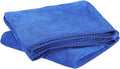 HARFINGTON 2 Pack Microfiber Cleaning Cloth, 24" x 16" Multi-Functional Cleaning Towels Reusable Absorbent Rags for Car Wash Kitchen Household Window Clean, Sapphire Blue