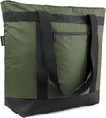 BeeGreen Cooler Bag Soft Insulated Tote for Beach Travel Grocery Shopping Lunch Portable Large Ice Coolers with Handle Hard Freezer Bags with Zippered Top Foldable Leakproof Delivery Totes Moss