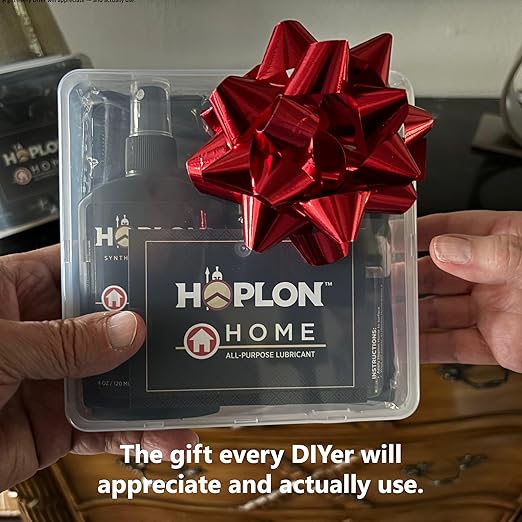 Hoplon Home Kit — Door Hinge Lubricant & Garage Door Maintenance Kit, Hinge Oil, Lock Lubricant & Squeaky Door Fix, Complete Home Lubricant Set with 3 Applicators, Made in USA