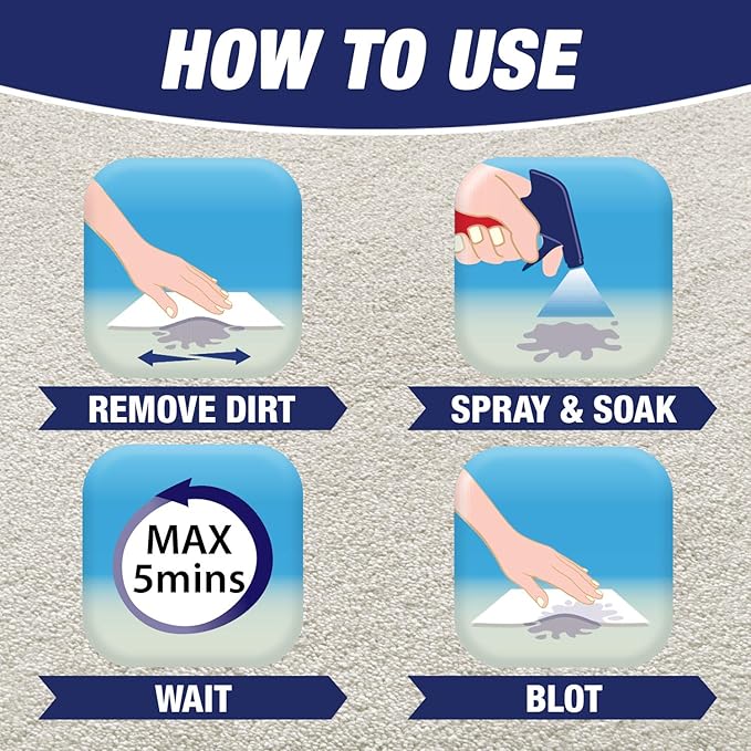 Resolve Ultra Pet Odor and Stain Remover Spray – Carpet Cleaner for Cat and Dog Urine and Poop, 32oz (Pack of 2)
