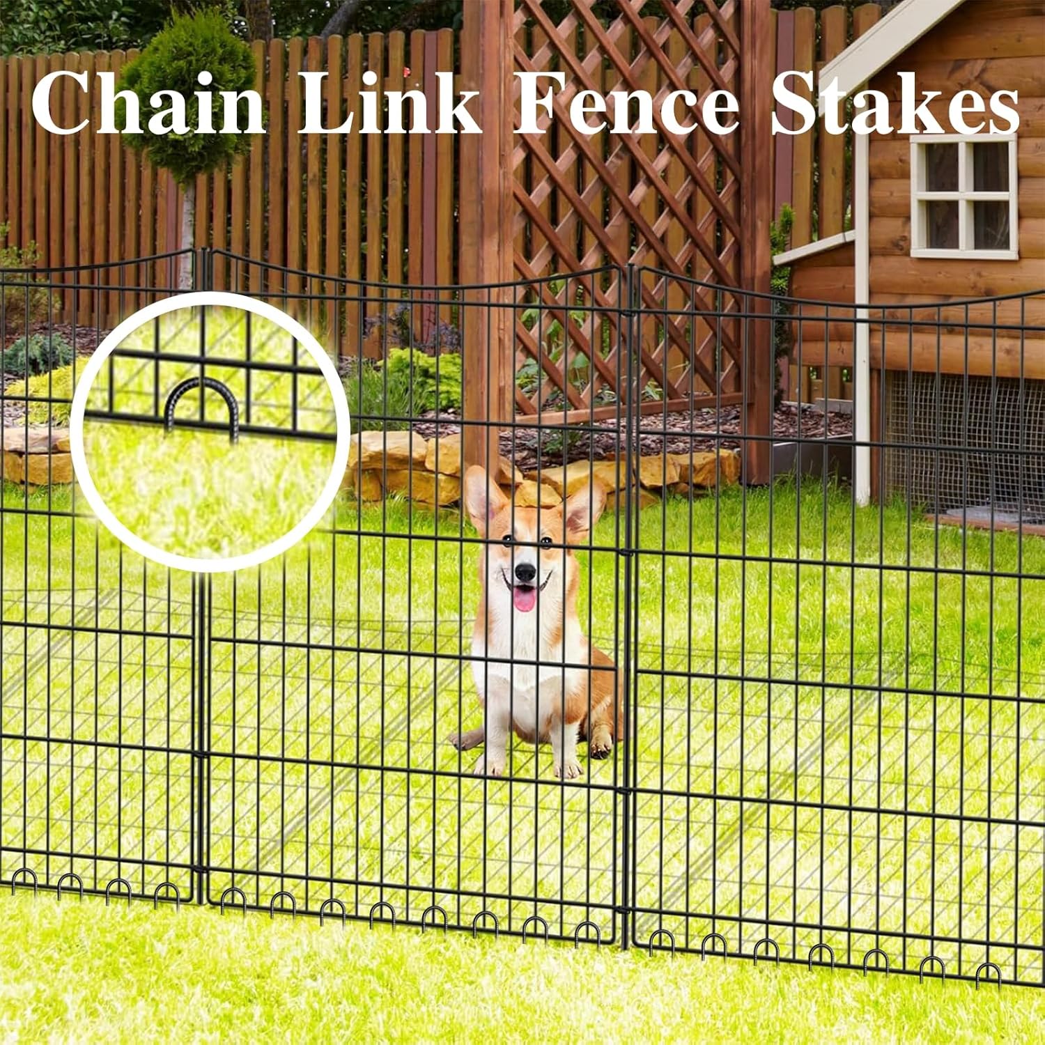 Rebar Stakes 12 Inch 20 Pack J Hook Ground Stakes Heavy Duty Chain Link Fence Stakes Galvanized Anchors Metal Tent Stakes for Wire Fencing Concrete Forming Trampolines Camping Canopies Shed Swing