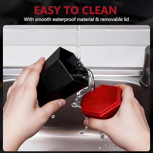 Car Trash Can with Lid - 1-Pack, Interior Accessories for Vehicles, Leakproof Garbage Can with 15 Detachable Trash Bags, Multipurpose Organizers and Storage Solutions for Home and Office