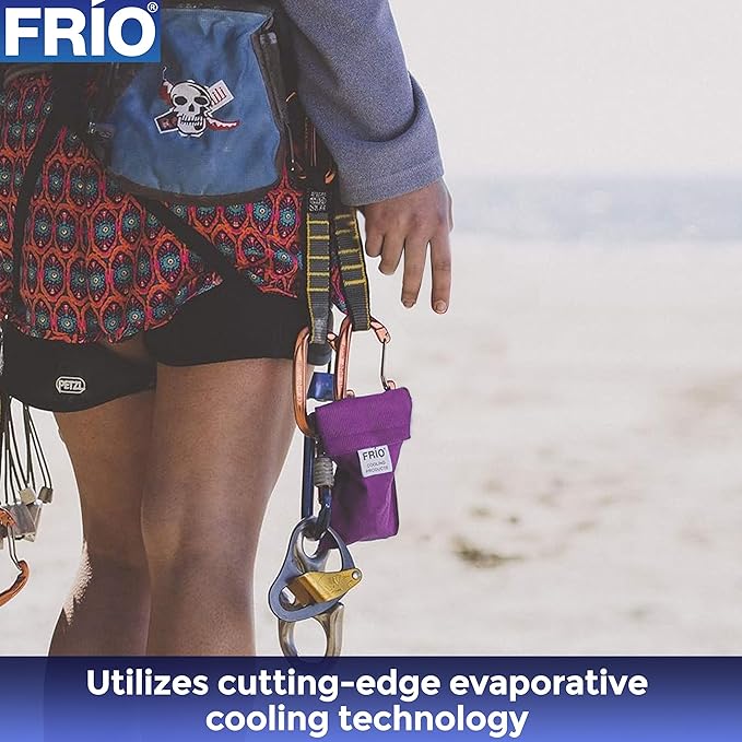 FRIO Cooling Wallet - Insulin Cooler for 45+ Hours of Stress Free On The Go - Purple Mini