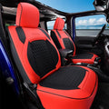 Coverado Seat Covers 4 Door Full Set for Jeep Wrangler, Waterproof Car Seat Covers for Truck Automotive Seat Covers Custom Fit for 2008-2012 Jeep Wrangler JK Seat Covers for Cars(Red)